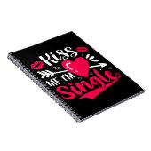 キス私かわいいバ独身のレンタイン ノートブック (右側)