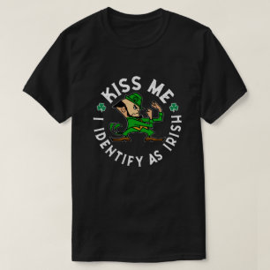 キス私がアイリッシュTシャツと識別 Tシャツ