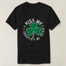 キス私がアイリッシュTシャツと識別