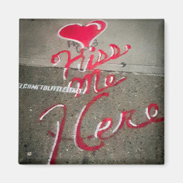 キス私ここ – リトルイタリア， NYCマグネット マグネット