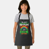 キス私とにかくアイルランドのユーモアデザイン-63942 エプロン (インサイチュ)