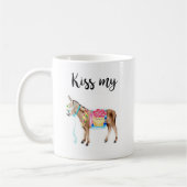 キス私のマグ コーヒーマグカップ (左)