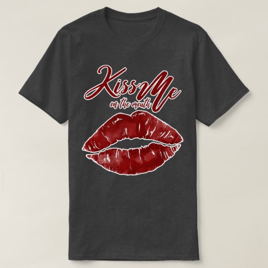 キス私の口 Tシャツ (デザイン正面)