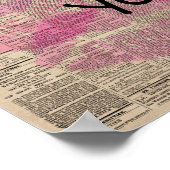 キス私の懸命前にロマンチックな新聞愛に行く ポスター (角)