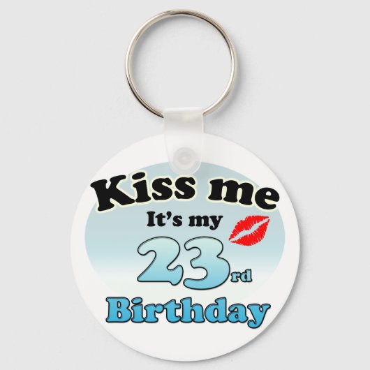 キス私の23誕生日 キーホルダー (正面)