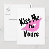 キス私はあなたの ポストカード (正面/裏面)