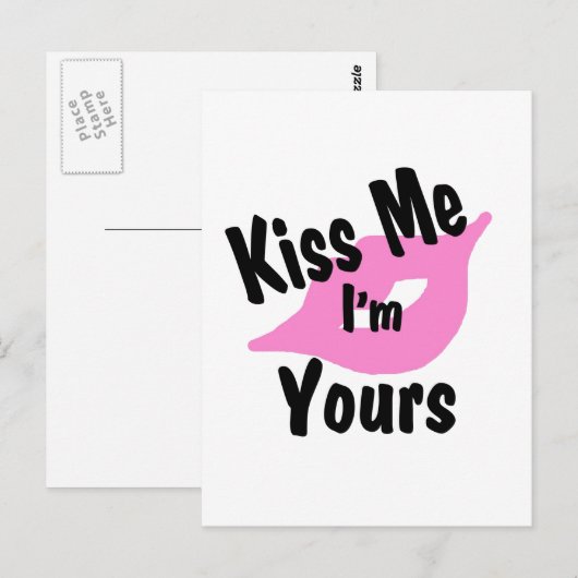 キス私はあなたの ポストカード (正面/裏面)