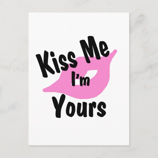 キス私はあなたの ポストカード (正面)