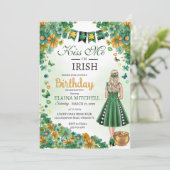 キス私はアイリッシュガールグリーンドレスSt.パトリックのI 招待状 (スタンド正面)