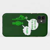 キス私はアイリッシュトイレのサイン Case-Mate iPhoneケース (裏面(横))
