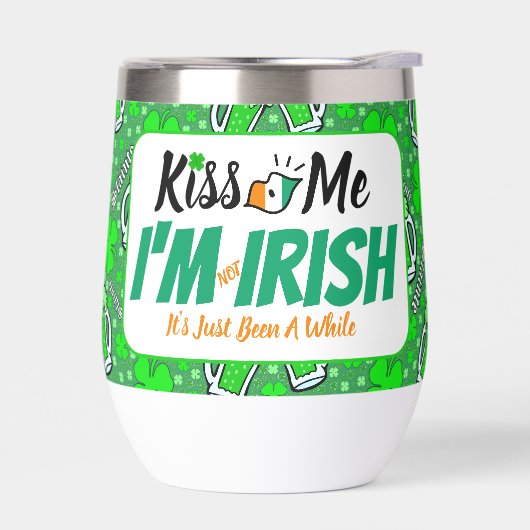 キス私はアイルランド人ではない少しの間だけおもしろい (左面)