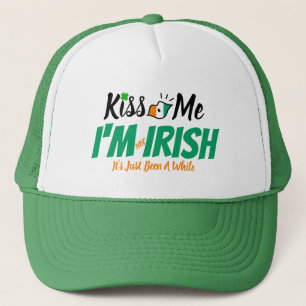 キス私はアイルランド人ではない少しの間だけおもしろい キャップ