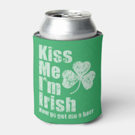 キス私はアイルランド人は私にビールを取りに行く 缶クーラー