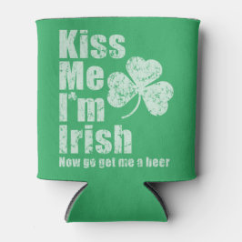 キス私はアイルランド人は私にビールを取りに行く 缶クーラー