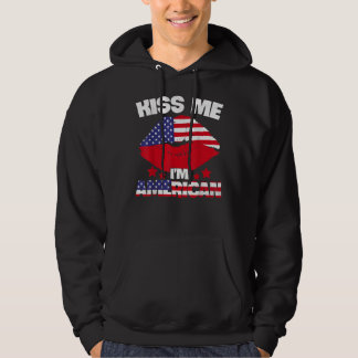 キス私はアメリカ独立記念日7月4日 パーカ
