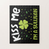 キス私はサリバン – 姓サリバン ジグソーパズル (縦)