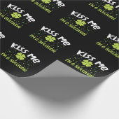 キス私はサリバン – 姓サリバン ラッピングペーパー (角)