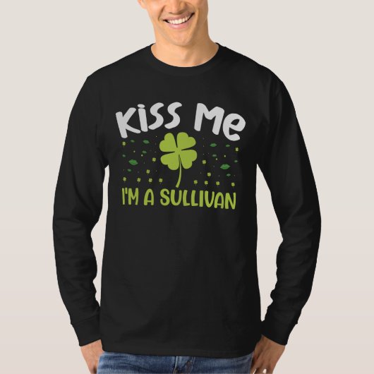 キス私はサリバン – 姓サリバン Tシャツ (正面)