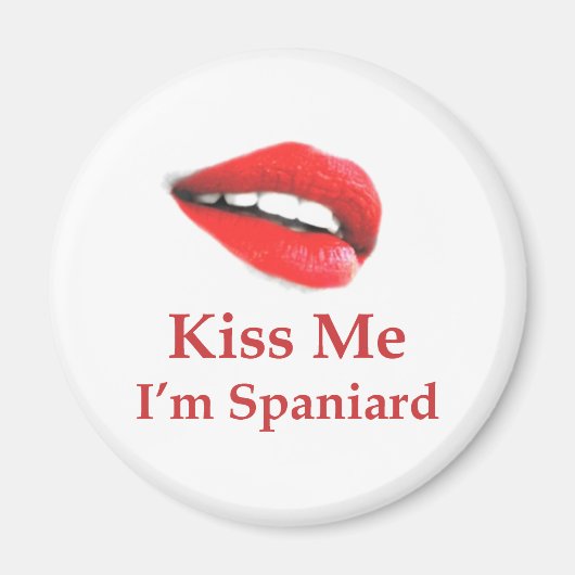 キス私はスペイン人 マグネット (正面)