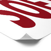 キス私はソフトボール選手 ポスター (角)