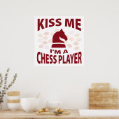 キス私はチェスの選手だ ポスター (キッチン)