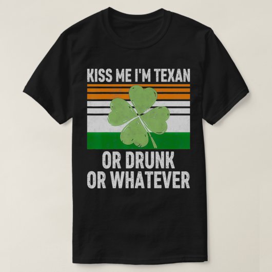 キス私はテア飲ンか何かパトリックのD Tシャツ (デザイン正面)