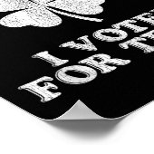 キス私はトランプに投票 ポスター (角)