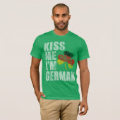 キス私はドイツの聖パトリックの日 Tシャツ (正面フル)
