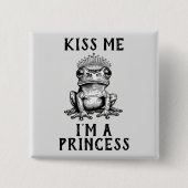 キス私はプリンセスボタン 缶バッジ (正面)