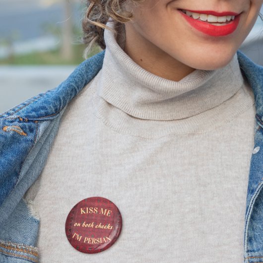 キス私はペルシャのノウルーズボタン 缶バッジ