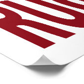 キス私はラグビー選手 ポスター (角)