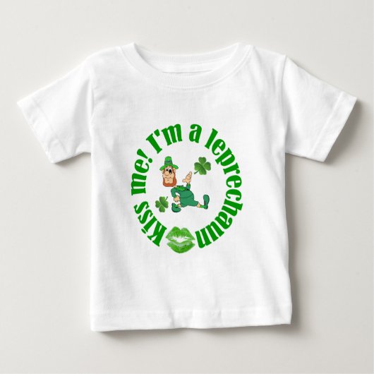 キス私はレプレチョーン ベビーTシャツ (正面)