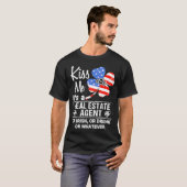 キス私は不動産実在代理者またはアイリッシュ飲か Tシャツ (正面フル)