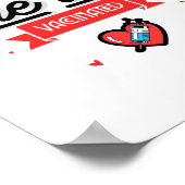 キス私は予防接種を受けている ポスター (角)