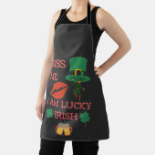キス私は今日はラッキーなアイルランド人だ エプロン (インサイチュ)