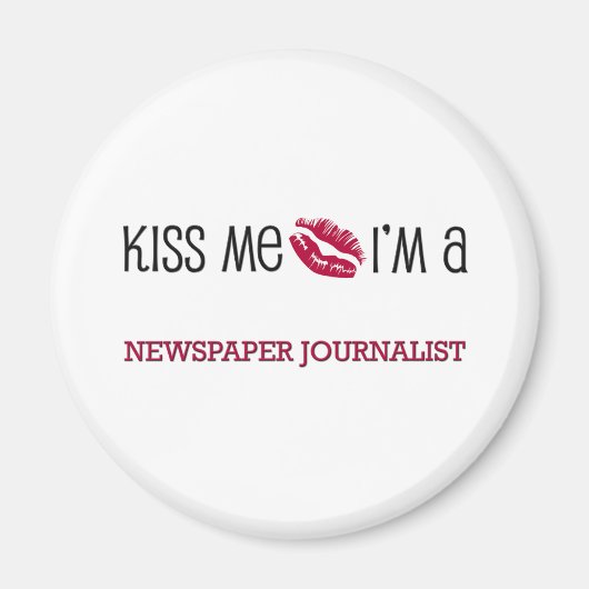 キス私は新聞記者 マグネット (正面)