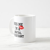 キス私は歯科アシスタントマグ コーヒーマグカップ (正面左)