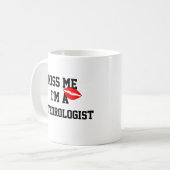 キス私は気象学者マグカップ コーヒーマグカップ (正面左)
