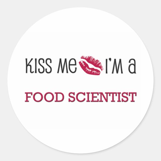 キス私は食品科学者 ラウンドシール (正面)