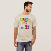 キス私は21誕生日Tシャツとギフト Tシャツ (正面フル)