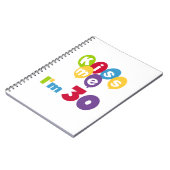 キス私は30誕生日Tシャツとギフト ノートブック (左側)