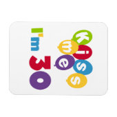 キス私は30誕生日Tシャツとギフト マグネット (横)