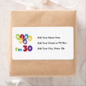 キス私は30誕生日Tシャツとギフト ラベル (インサイチュ)