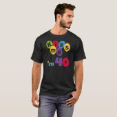 キス私は40誕生日Tシャツとギフト Tシャツ (正面フル)
