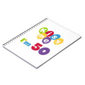 キス私は50誕生日Tシャツとギフト ノートブック (左側)