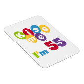 キス私は55誕生日Tシャツとギフト マグネット (右側)