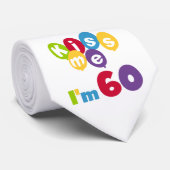 キス私は60誕生日Tシャツとギフト ネクタイ (ロール)