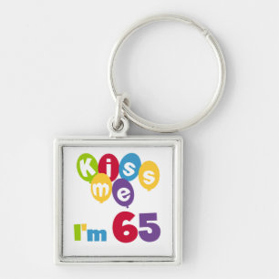 キス私は65誕生日Tシャツとギフト キーホルダー