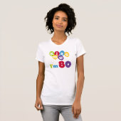 キス私は80誕生日Tシャツとギフト Tシャツ (正面フル)
