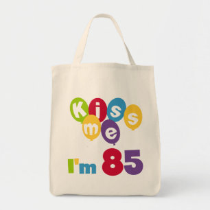 キス私は85の誕生日Tシャツとギフト トートバッグ